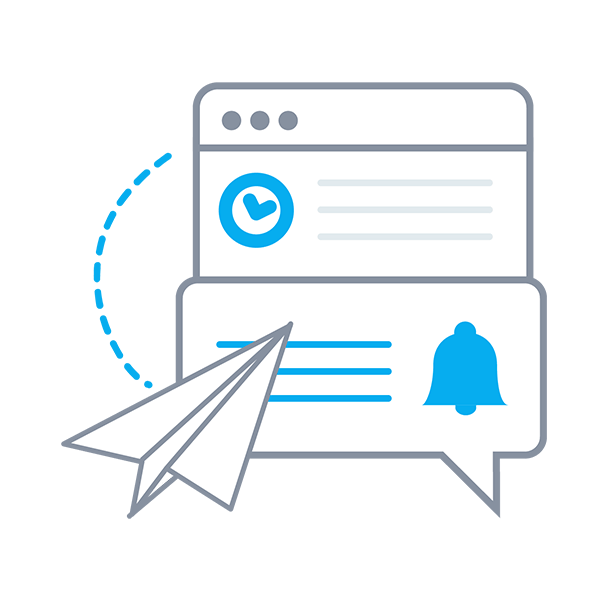 Notificações via SMS/Email